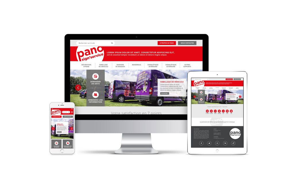 Pano Mockup - création site internet responsive